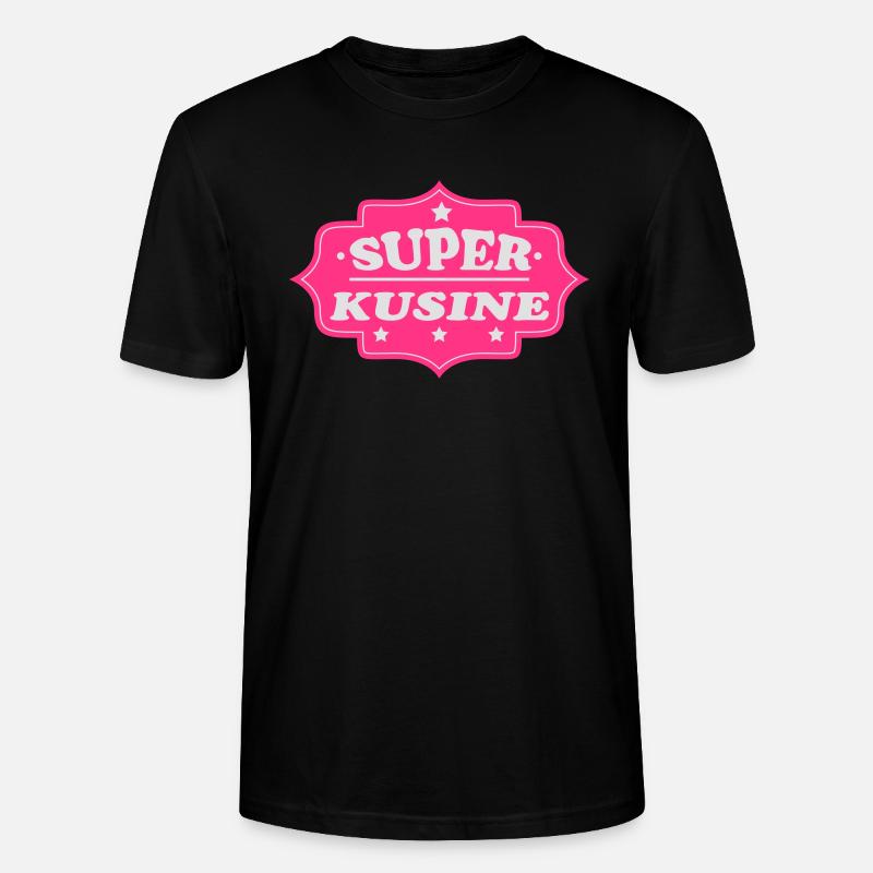Super kusine - T-shirt bio CRAFTER Stanley Stella Unisexe - noir