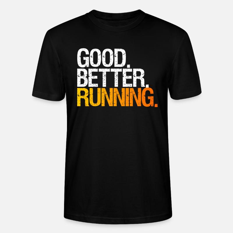 Running - Stanley/Stella Unisex Bio-T-Shirt CRAFTER - Schwarz