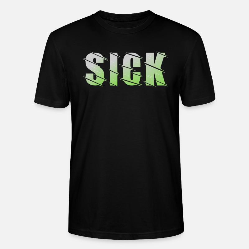 Conception malade - T-shirt bio CRAFTER Stanley Stella Unisexe - noir