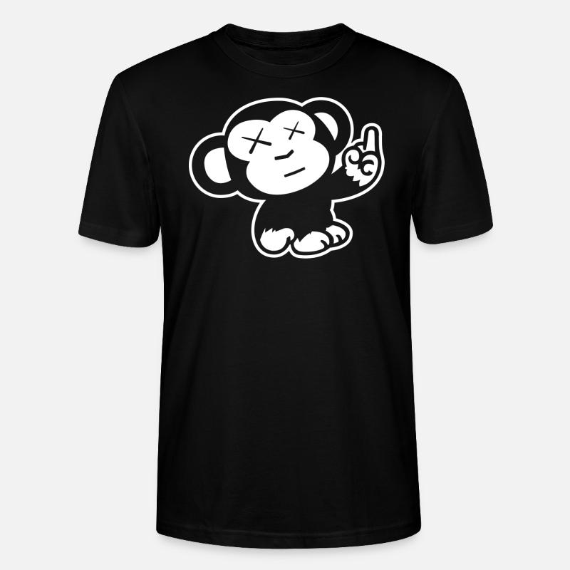 JDM Monkey - Stanley/Stella Unisex Bio-T-Shirt CRAFTER - Schwarz