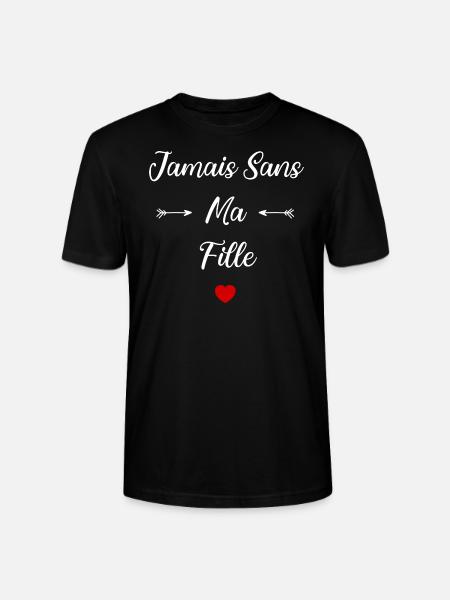 Jamais sans ma Fille - T-shirt bio CRAFTER Stanley Stella Unisexe - noir