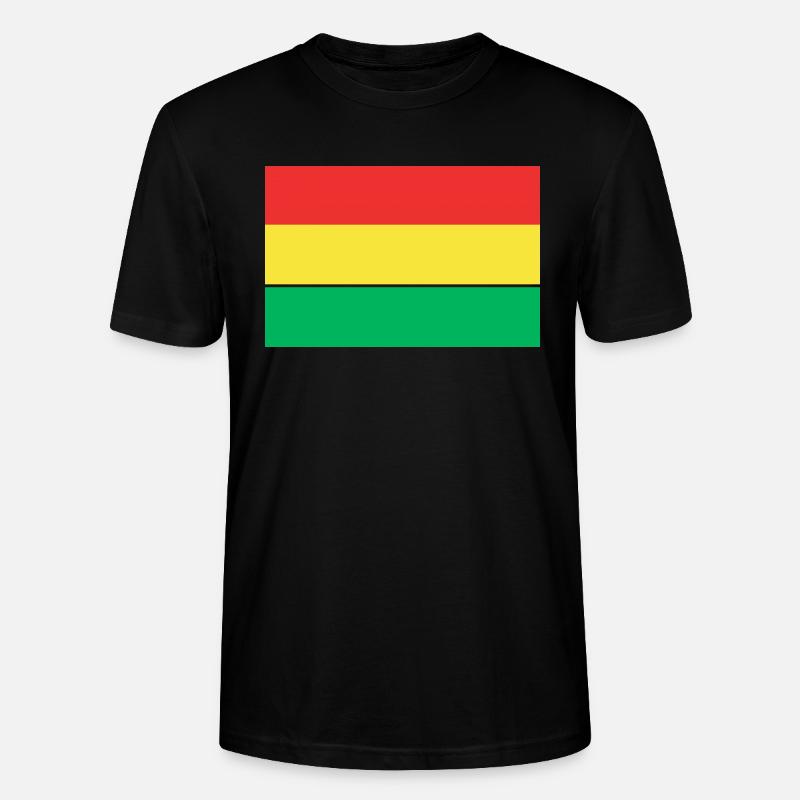 CARNAVAL VERT JAUNE ROUGE - T-shirt bio CRAFTER Stanley Stella Unisexe - noir