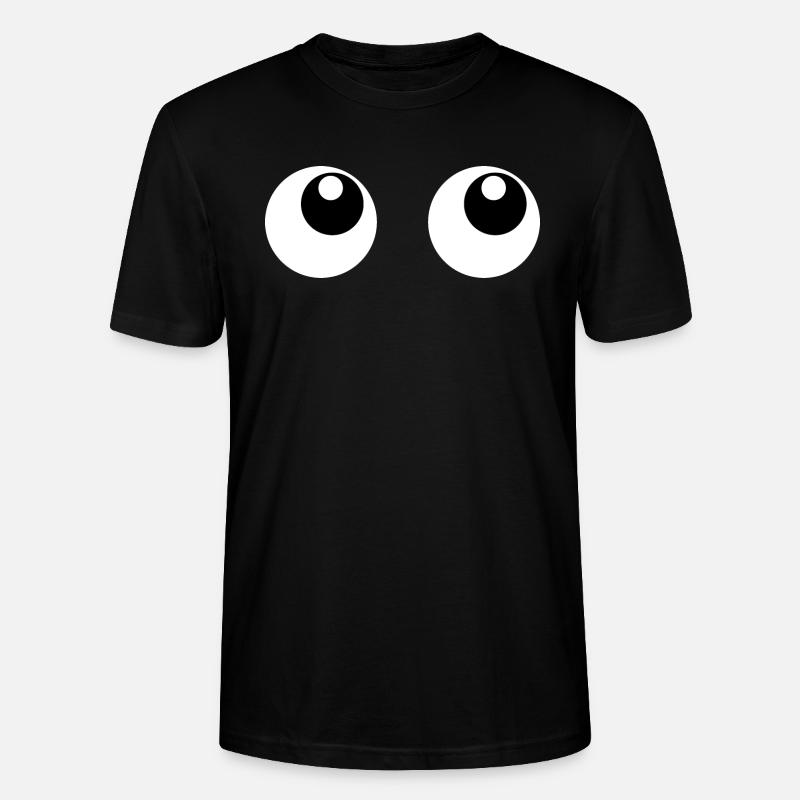 Yeux eyes Eye - T-shirt bio CRAFTER Stanley Stella Unisexe - noir