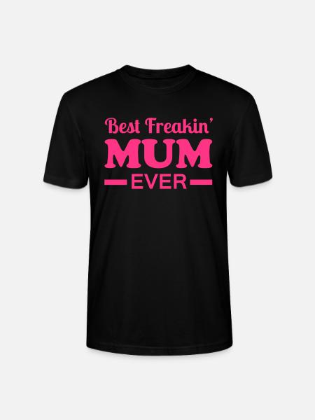 Mum - Stanley/Stella CRAFTER Unisex Organic T-Shirt - black
