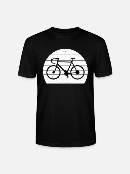 Vélo rétro - T-shirt bio CRAFTER Stanley Stella Unisexe - noir
