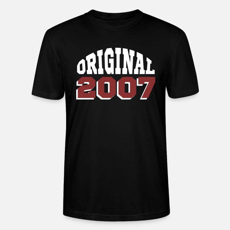 Original 2007 - Stanley/Stella Unisex Bio-T-Shirt CRAFTER - Schwarz