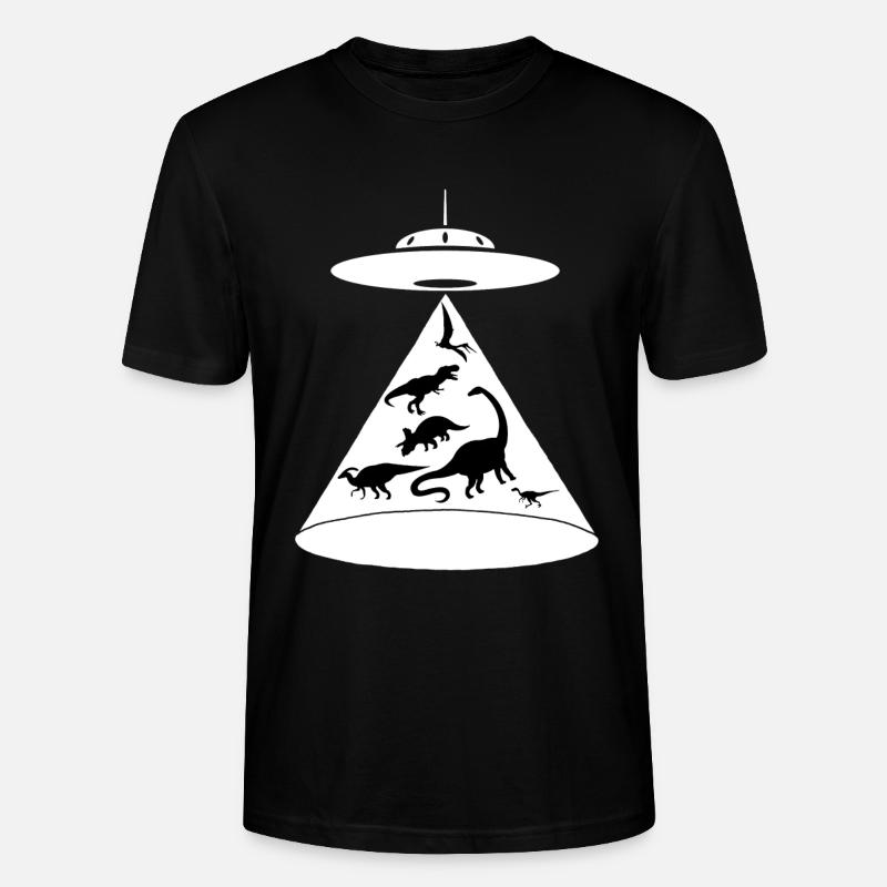 Rettung der Dinosaurier - Stanley/Stella Unisex Bio-T-Shirt CRAFTER - Schwarz