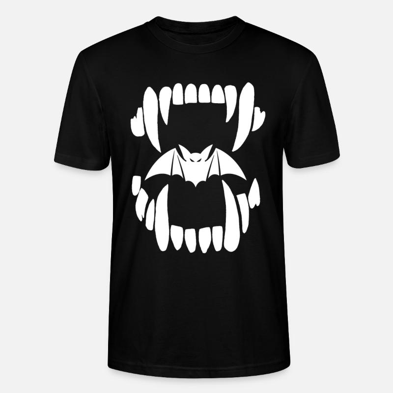 Vampir-Kiefer - Stanley/Stella Unisex Bio-T-Shirt CRAFTER - Schwarz