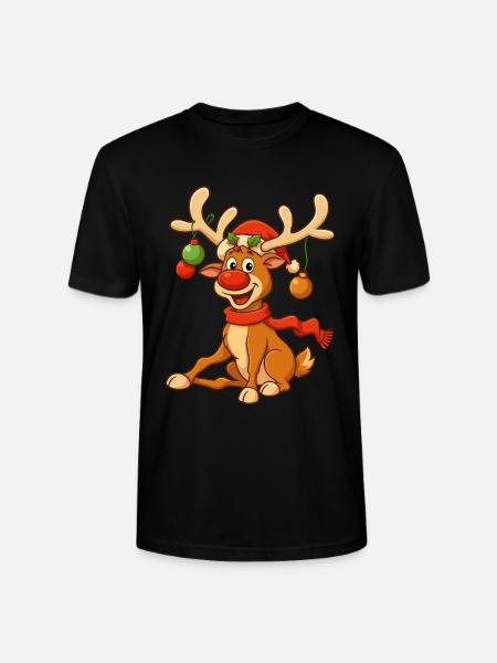 Christmas T-Shirt Women's Gifts for Him Funny - Stanley/Stella CRAFTER Unisex Organic T-Shirt - black