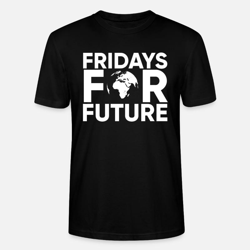 Fridays for future - Stanley/Stella Unisex Bio-T-Shirt CRAFTER - Schwarz
