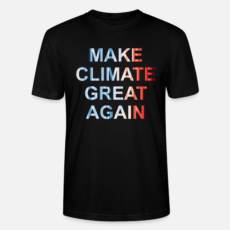 Make climate great again - T-shirt bio CRAFTER Stanley Stella Unisexe - noir