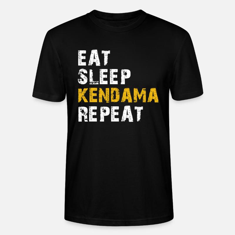 manger dormir kendama répéter - T-shirt bio CRAFTER Stanley Stella Unisexe - noir