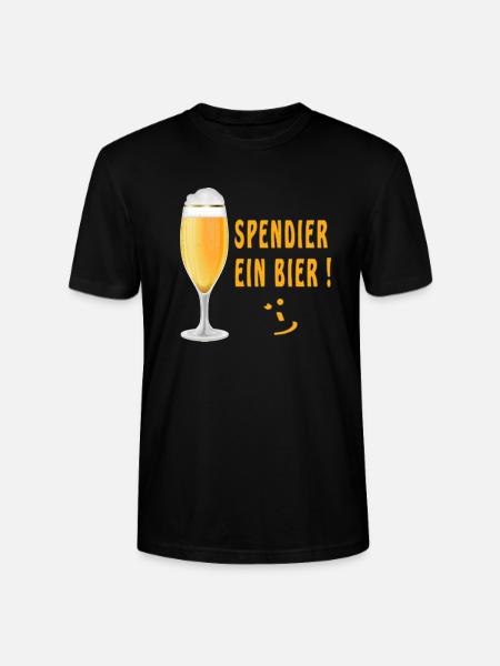 Spendier ein Bier! - Stanley/Stella Unisex Bio-T-Shirt CRAFTER - Schwarz