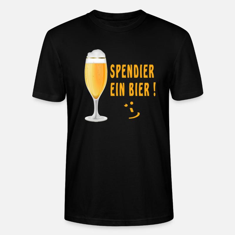 Spendier ein Bier! - Stanley/Stella Unisex Bio-T-Shirt CRAFTER - Schwarz