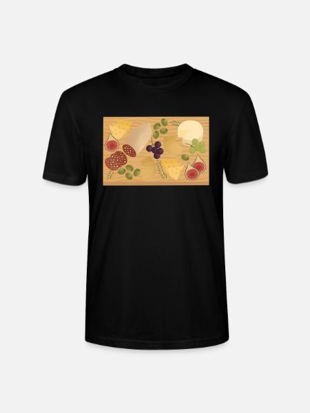 Charcuterie-Brett - Stanley/Stella Unisex Bio-T-Shirt CRAFTER - Schwarz