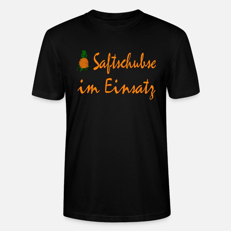 Saftschubse im Einsatz - Stanley/Stella Unisex Bio-T-Shirt CRAFTER - Schwarz