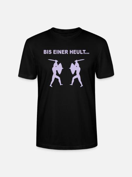 Bis einer heult... - Stanley/Stella Unisex Bio-T-Shirt CRAFTER - Schwarz