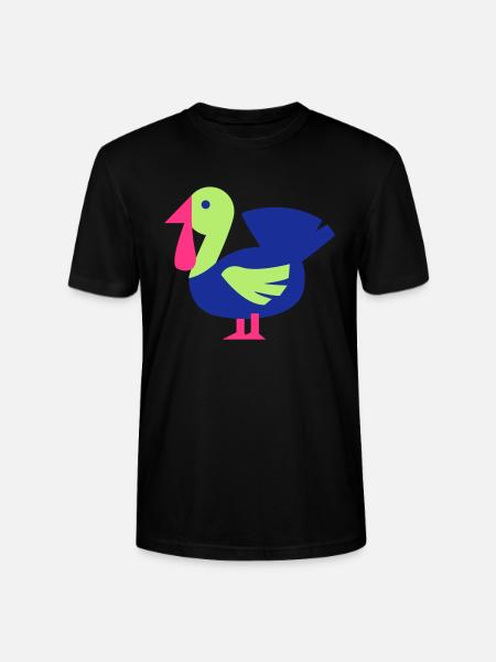 a turkey - Stanley/Stella CRAFTER Unisex Organic T-Shirt - black
