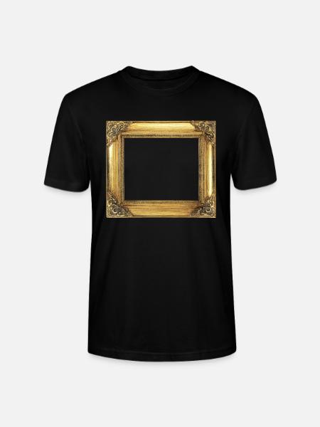 Goldener Bilderrahmen - Stanley/Stella Unisex Bio-T-Shirt CRAFTER - Schwarz
