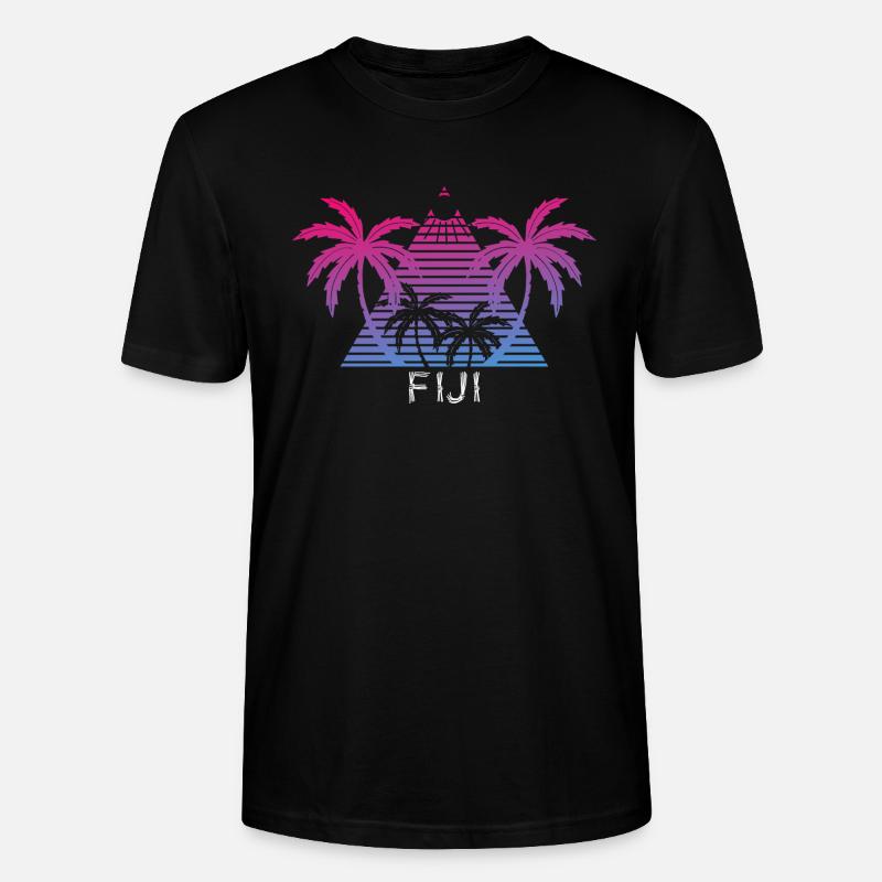 Fiji - Stanley/Stella Unisex Bio-T-Shirt CRAFTER - Schwarz