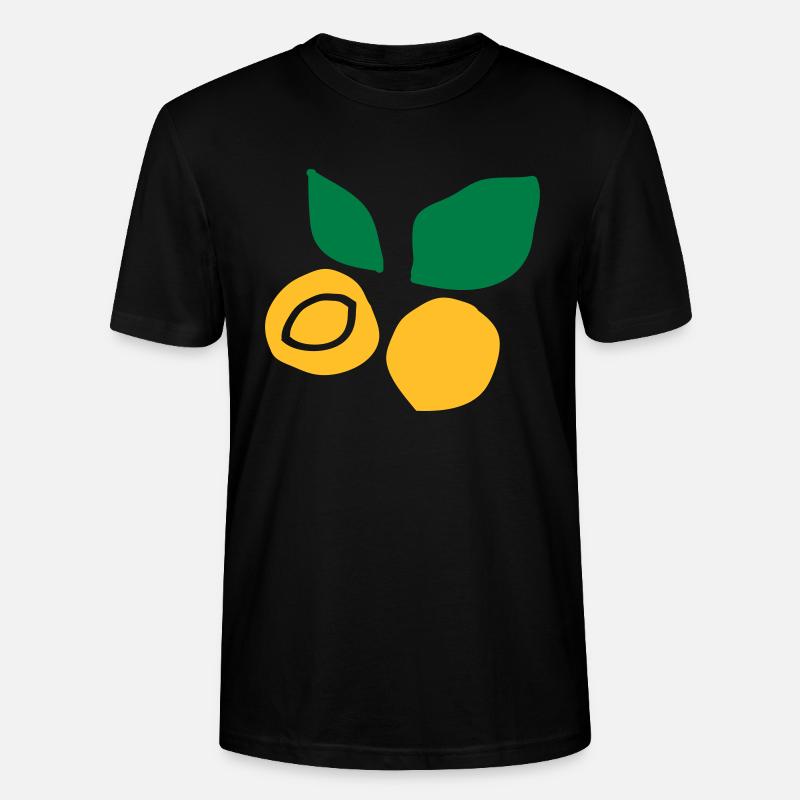 Aprikosenfrucht c2 - Stanley/Stella Unisex Bio-T-Shirt CRAFTER - Schwarz