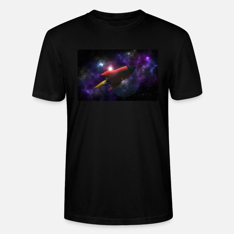 Rockey dans l’espace - T-shirt bio CRAFTER Stanley Stella Unisexe - noir