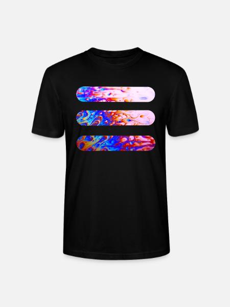 Lines | Wavy lines | | symbols Pattern - Stanley/Stella CRAFTER Unisex Organic T-Shirt - black