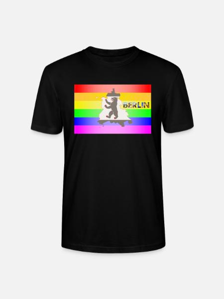 CSD Berlin Gay Pride - Stanley/Stella CRAFTER Unisex Organic T-Shirt - black