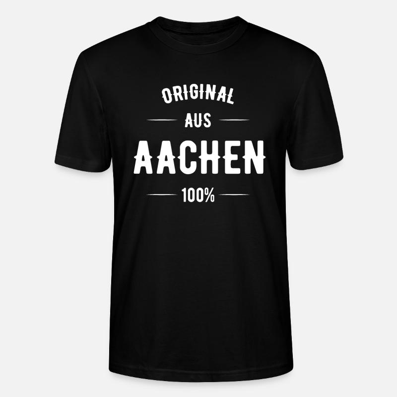 Aachen - Stanley/Stella Unisex Bio-T-Shirt CRAFTER - Schwarz