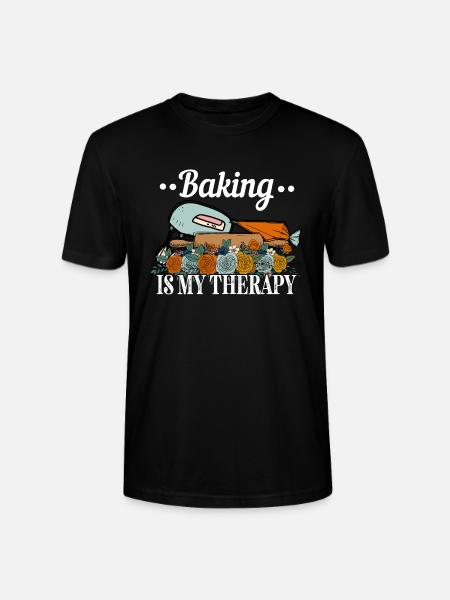 Bagning Baker Baker Bageri Konfekture Kage - Stanley Stella CRAFTER unisex økologisk-T-shirt - sort