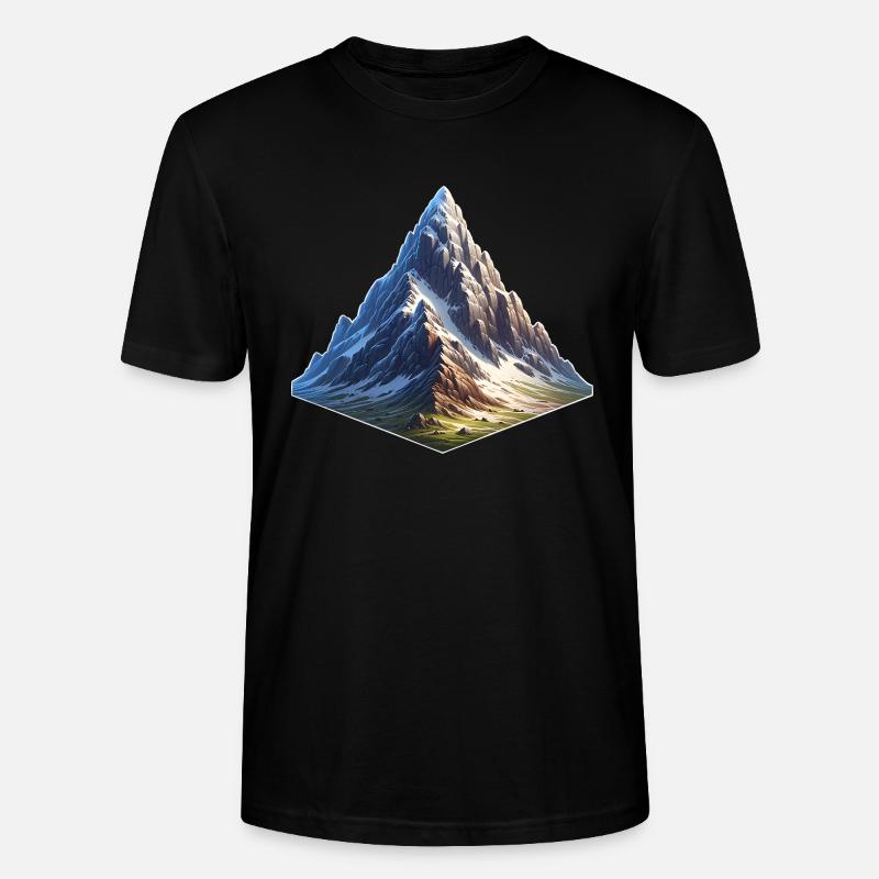 Berg - Stanley/Stella Unisex Bio-T-Shirt CRAFTER - Schwarz