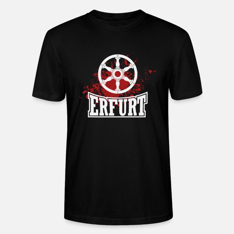 Erfurt - Stanley/Stella Unisex Bio-T-Shirt CRAFTER - Schwarz