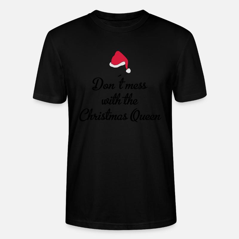 Noël reine - T-shirt bio CRAFTER Stanley Stella Unisexe - noir