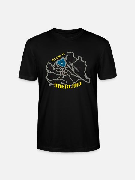 Döbling Wien 19 - Stanley/Stella Unisex Bio-T-Shirt CRAFTER - Schwarz