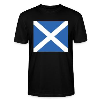 Drapeau écossais - T-shirt bio CRAFTER Stanley Stella Unisexe - noir - Devant - Alina (178cm) & Michal (187cm)