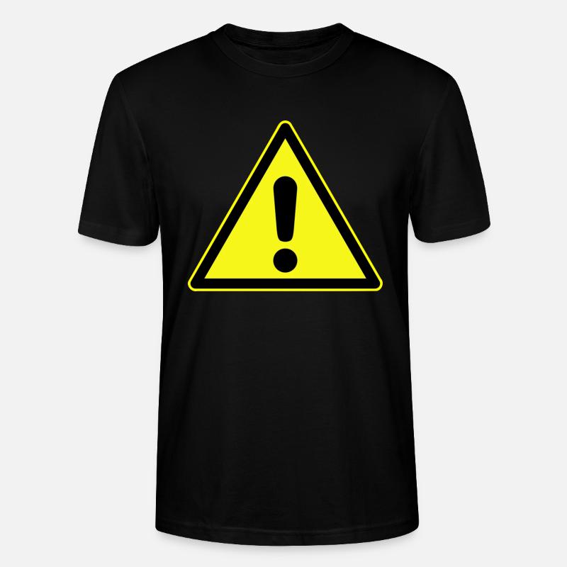 Mise en garde - T-shirt bio CRAFTER Stanley Stella Unisexe - noir