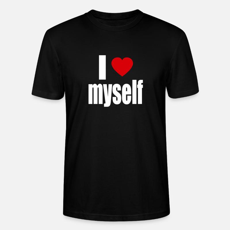 je m'aime - T-shirt bio CRAFTER Stanley Stella Unisexe - noir