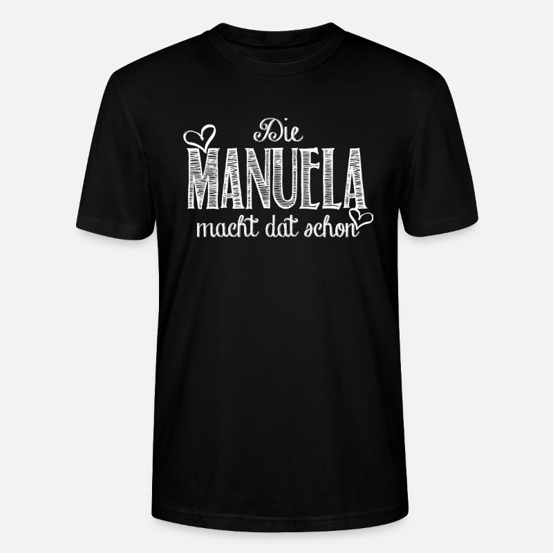 manuela - Stanley/Stella Unisex Bio-T-Shirt CRAFTER - Schwarz