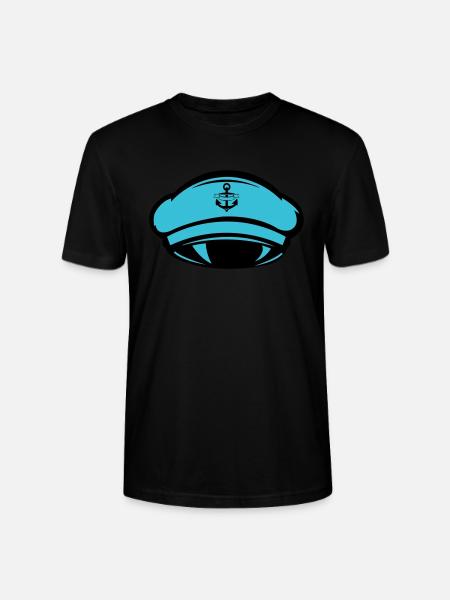Beanie Captain - Stanley/Stella CRAFTER Unisex Organic T-Shirt - black