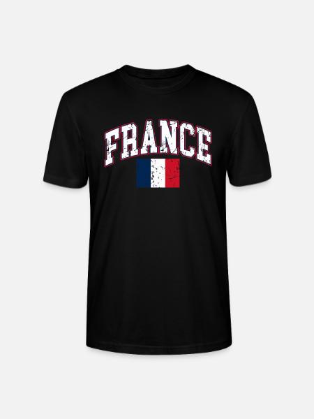 France france - Stanley/Stella CRAFTER Unisex Organic T-Shirt - black