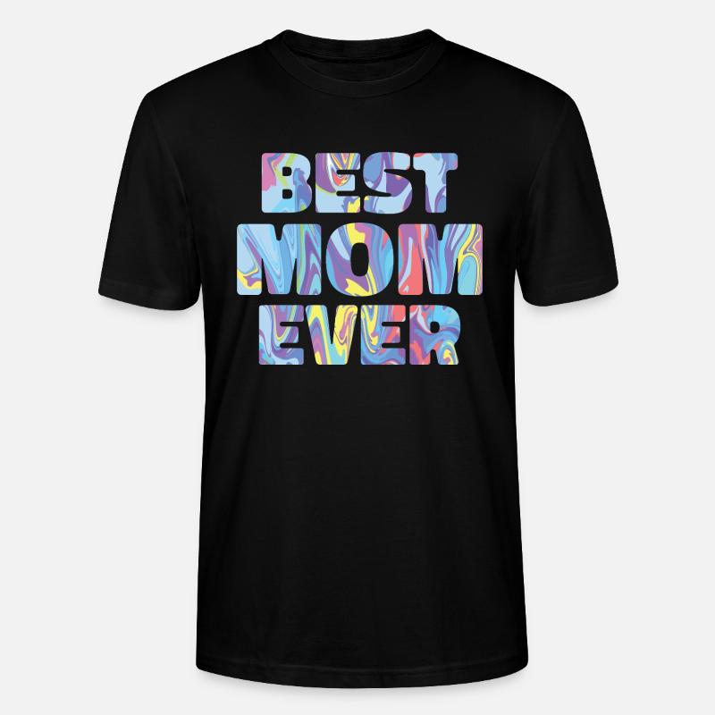 Beste Mama auf der Welt - Stanley/Stella Unisex Bio-T-Shirt CRAFTER - Schwarz