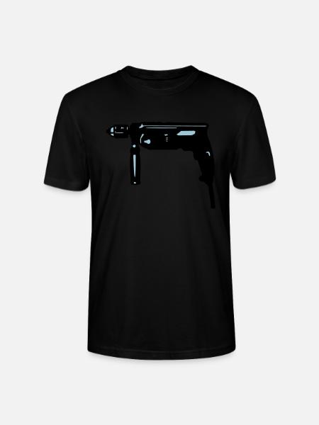 Drill - Stanley/Stella CRAFTER Unisex Organic T-Shirt - black