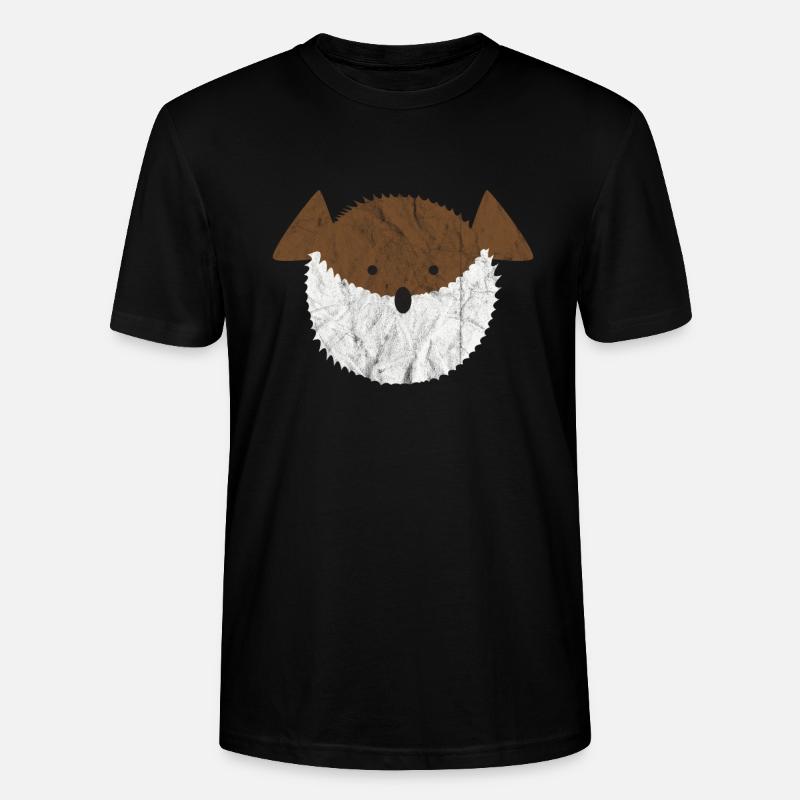 Süße Tiere - Stanley/Stella Unisex Bio-T-Shirt CRAFTER - Schwarz