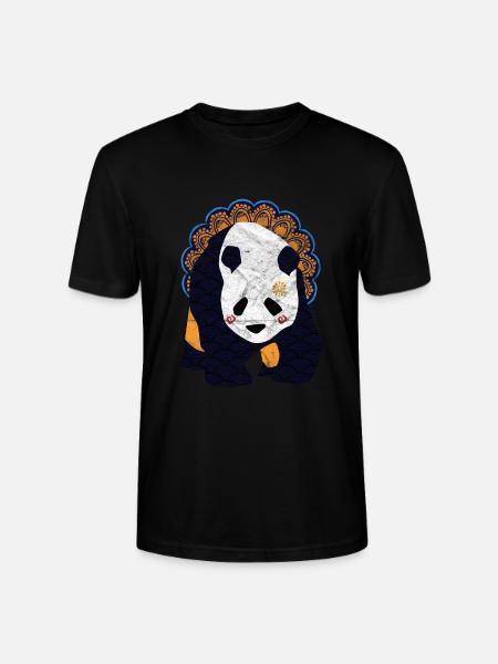 Globaler Nomadenpanda - Stanley/Stella Unisex Bio-T-Shirt CRAFTER - Schwarz