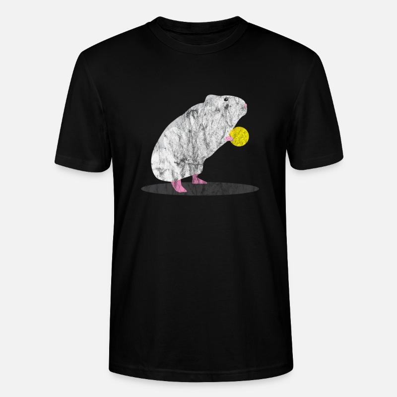 Animaux rat et fromage - T-shirt bio CRAFTER Stanley Stella Unisexe - noir