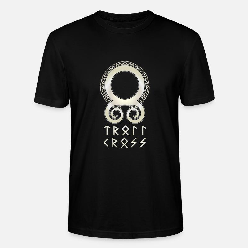Vikings Rune Nordiques - T-shirt bio CRAFTER Stanley Stella Unisexe - noir