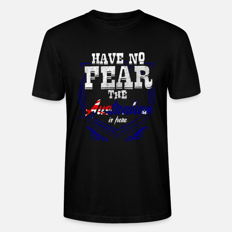 Australien Australier - Stanley/Stella Unisex Bio-T-Shirt CRAFTER - Schwarz