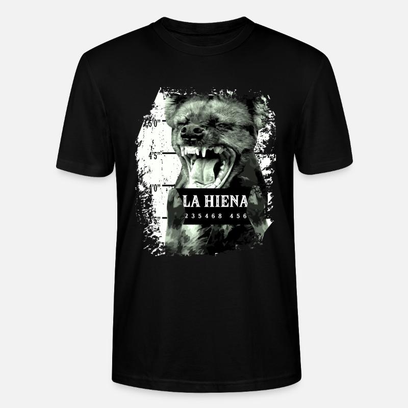Hyène - T-shirt bio CRAFTER Stanley Stella Unisexe - noir