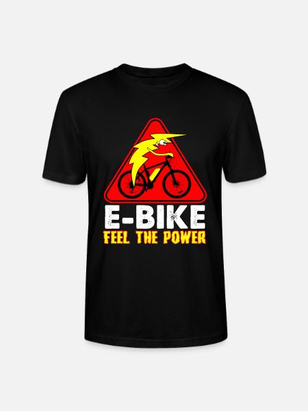 Elektro Fahrrad Ebike - Stanley/Stella Unisex Bio-T-Shirt CRAFTER - Schwarz
