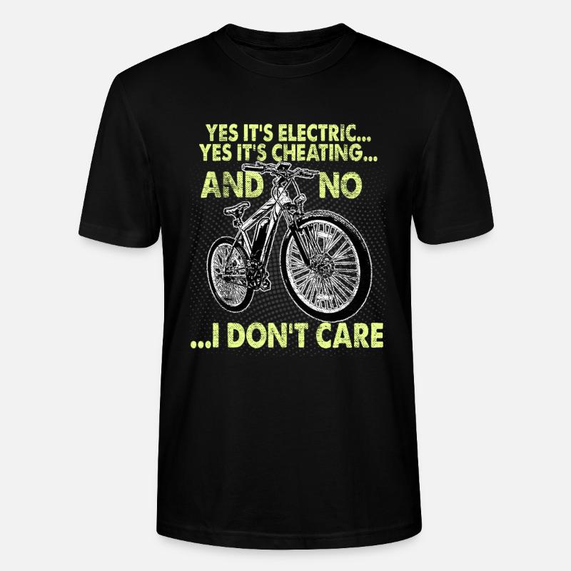 Vélo Ebike Pedlec - T-shirt bio CRAFTER Stanley Stella Unisexe - noir
